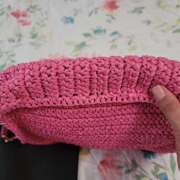 YSL raffia pink bag - Picture 8 of 11